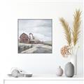 Picture of Old Brown Barn II  _GroupedProduct_Square_Canvas_Framed_