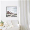 Picture of Old Brown Barn II  _GroupedProduct_Square_Canvas_Framed_