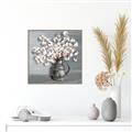 Picture of Cotton Flower _GroupedProduct_Square_Canvas_Framed_