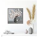 Picture of Cotton Flower _GroupedProduct_Square_Canvas_Framed_