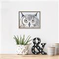 Picture of Close-up The Owl Head _GroupedProduct_Rectangle_Landscape_Canvas_Framed_