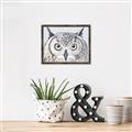 Picture of Close-up The Owl Head _GroupedProduct_Rectangle_Landscape_Canvas_Framed_