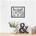 Picture of Close-up The Owl Head _GroupedProduct_Rectangle_Landscape_Canvas_Framed_