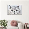 Picture of Close-up The Owl Head _GroupedProduct_Rectangle_Landscape_Canvas_Framed_