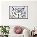 Picture of Close-up The Owl Head _GroupedProduct_Rectangle_Landscape_Canvas_Framed_