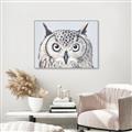 Picture of Close-up The Owl Head _GroupedProduct_Rectangle_Landscape_Canvas_Framed_