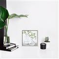 Picture of Green stem clear vase _GroupedProduct_Square_Canvas_Framed_
