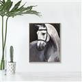 Picture of Soft Horse _GroupedProduct_Rectangle_Portrait_Canvas_Framed_