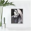 Picture of Soft Horse _GroupedProduct_Rectangle_Portrait_Canvas_Framed_