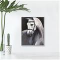 Picture of Soft Horse _GroupedProduct_Rectangle_Portrait_Canvas_Framed_