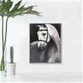 Picture of Soft Horse _GroupedProduct_Rectangle_Portrait_Canvas_Framed_