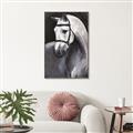 Picture of Soft Horse _GroupedProduct_Rectangle_Portrait_Canvas_Framed_