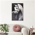 Picture of Soft Horse _GroupedProduct_Rectangle_Portrait_Canvas_Framed_