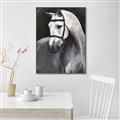Picture of Soft Horse _GroupedProduct_Rectangle_Portrait_Canvas_Framed_