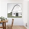 Picture of At the Farm  _GroupedProduct_Square_Canvas_Framed_