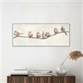 Picture of Birds on Wooden Branch _GroupedProduct_Panel_Landscape_Canvas_Framed_