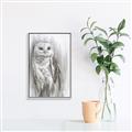 Picture of Living Owl _GroupedProduct_Rectangle_Portrait_Canvas_Framed_