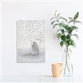 Picture of White Pretty Flower  Neutral _GroupedProduct_Rectangle_Portrait_Unframed_Print_Only_
