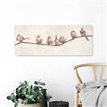 Picture of Birds on Wooden Branch _GroupedProduct_Panel_Landscape_Unframed_Print_Only_