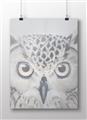 Picture of Close-up The Owl Head _GroupedProduct_Rectangle_Landscape_Unframed_Print_Only_