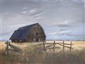 Picture of Wooden Barn in Field  _GroupedProduct_Rectangle_Landscape_Unframed_Print_Only_