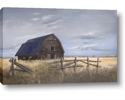 Picture of Wooden Barn in Field