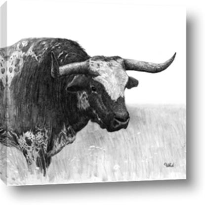 Picture of Sketched Horned Cow