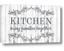 Picture of Kitchen Brings Family on Wood