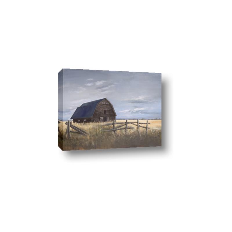 Picture of Wooden Barn in Field  _GroupedProduct_Rectangle_Landscape_Canvas_