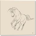 Picture of Sketched Horse I  _GroupedProduct_Square_Canvas_
