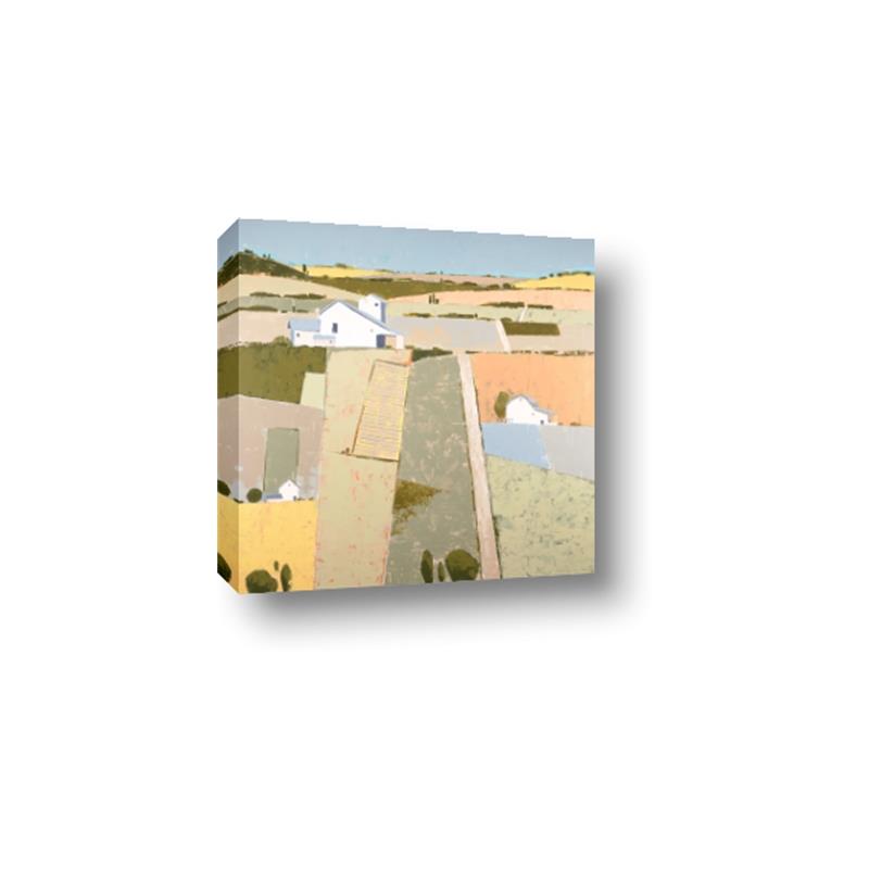 Picture of Multicolour Farm Landscape _GroupedProduct_Square_Canvas_