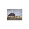 Picture of Wooden Barn in Field  _GroupedProduct_Rectangle_Landscape_Canvas_Framed_