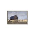 Picture of Wooden Barn in Field  _GroupedProduct_Rectangle_Landscape_Canvas_Framed_
