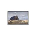 Picture of Wooden Barn in Field  _GroupedProduct_Rectangle_Landscape_Canvas_Framed_
