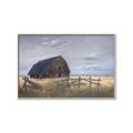 Picture of Wooden Barn in Field  _GroupedProduct_Rectangle_Landscape_Canvas_Framed_