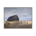 Picture of Wooden Barn in Field  _GroupedProduct_Rectangle_Landscape_Canvas_Framed_