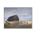 Picture of Wooden Barn in Field  _GroupedProduct_Rectangle_Landscape_Canvas_Framed_