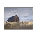 Picture of Wooden Barn in Field  _GroupedProduct_Rectangle_Landscape_Canvas_Framed_