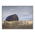 Picture of Wooden Barn in Field  _GroupedProduct_Rectangle_Landscape_Canvas_Framed_
