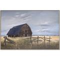 Picture of Wooden Barn in Field  _GroupedProduct_Rectangle_Landscape_Canvas_Framed_