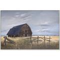 Picture of Wooden Barn in Field  _GroupedProduct_Rectangle_Landscape_Canvas_Framed_