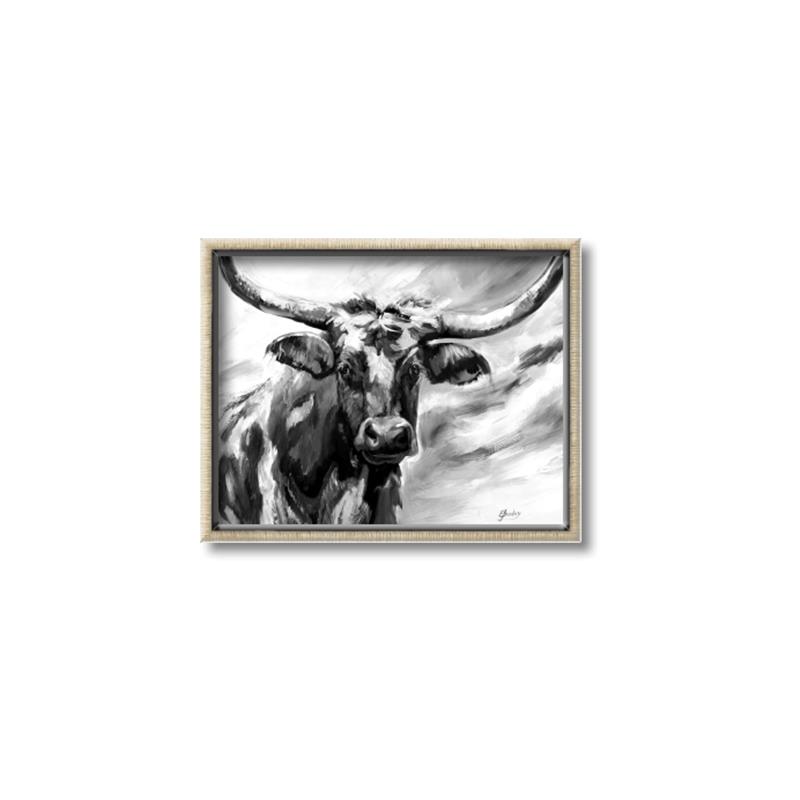 Picture of Longhorn Larry _GroupedProduct_Rectangle_Landscape_Canvas_Framed_