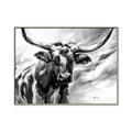 Picture of Longhorn Larry _GroupedProduct_Rectangle_Landscape_Canvas_Framed_