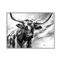 Picture of Longhorn Larry _GroupedProduct_Rectangle_Landscape_Canvas_Framed_