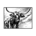 Picture of Longhorn Larry _GroupedProduct_Rectangle_Landscape_Canvas_Framed_