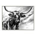 Picture of Longhorn Larry _GroupedProduct_Rectangle_Landscape_Canvas_Framed_