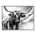 Picture of Longhorn Larry _GroupedProduct_Rectangle_Landscape_Canvas_Framed_