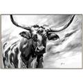 Picture of Longhorn Larry _GroupedProduct_Rectangle_Landscape_Canvas_Framed_
