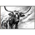Picture of Longhorn Larry _GroupedProduct_Rectangle_Landscape_Canvas_Framed_