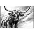 Picture of Longhorn Larry _GroupedProduct_Rectangle_Landscape_Canvas_Framed_